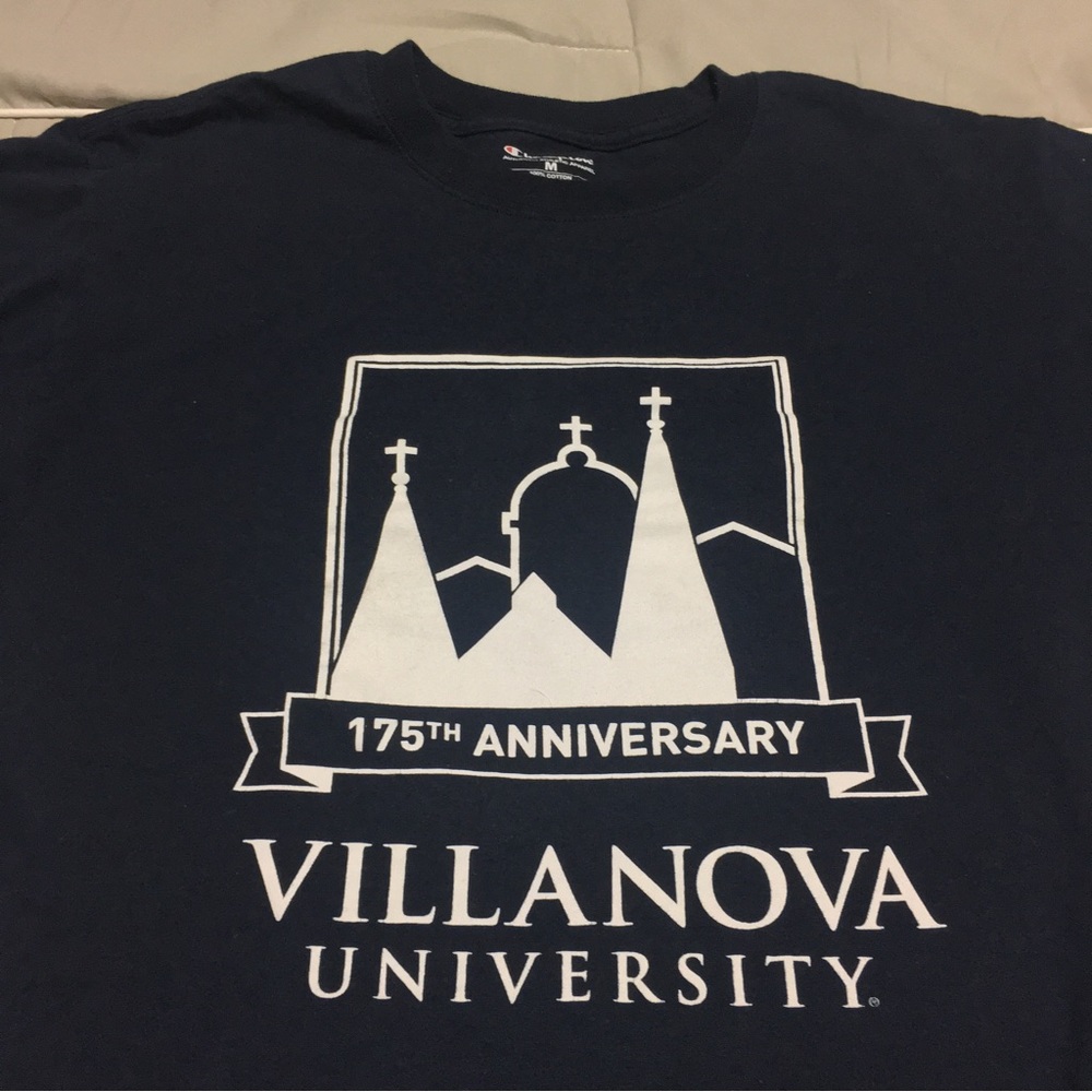 Navy blue Villanova tee, M - Picture 2 of 4